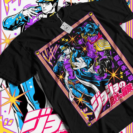 JoJo's Bizarre T-Shirt S-4XL Adventure JoJo Anime Manga Jolyne Jotaro shirt Tshirt S-4XL
