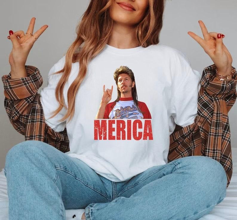 JoeeDirt Merica July 4th Shirt, Merica Tshirt, Funny JoeeDirt 4th of July Shirt, Independence Day Shirts, 4th of July,...
