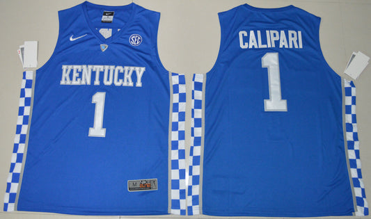 John Calipari 1 Blue 2017 Team