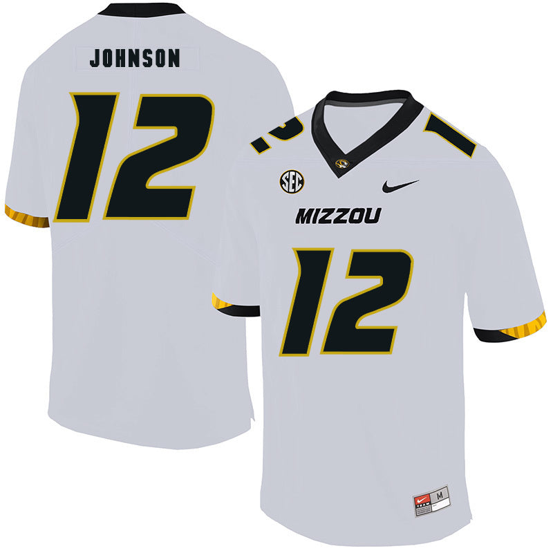 Johnathon Johnson 12 White