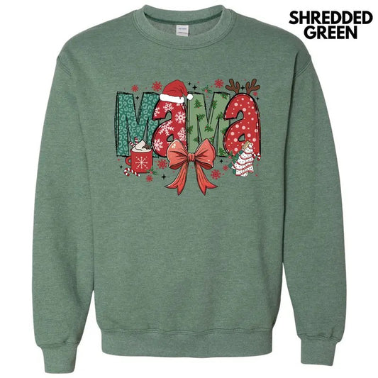 Jolly Season Mama Sweatshirt 'NLB' T-Shirts, Hoodie | InkThreadWorks.com