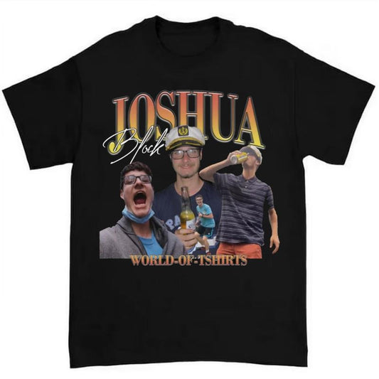 Joshua Block T-Shirt Graphic Tee for Meme and Pop Culture Fans