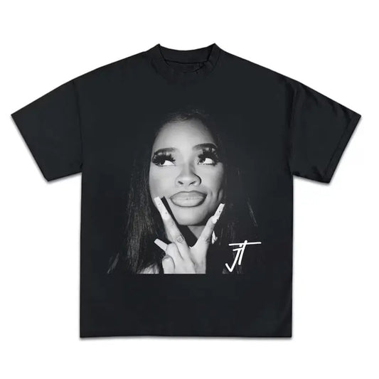 Jt Signature Graphic Tee T-Shirt, Gift For Women and Man Unisex T-Shirt 90s Vintage Bootleg Unisex Rap T-Shirt Vintage tee Menswear Top Underwear