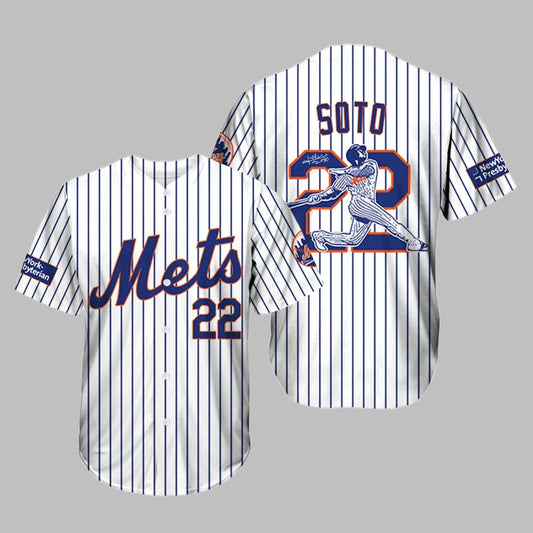 Juan Soto Mets Signature Jersey - Grishko.com