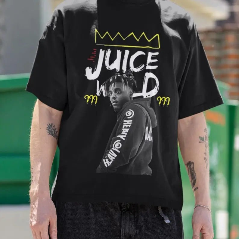 Juice Wrld Shirt 999 Graphic Tee Juice Wrld Fans Gift For Him Her, Cotton Fabric Top Unisex