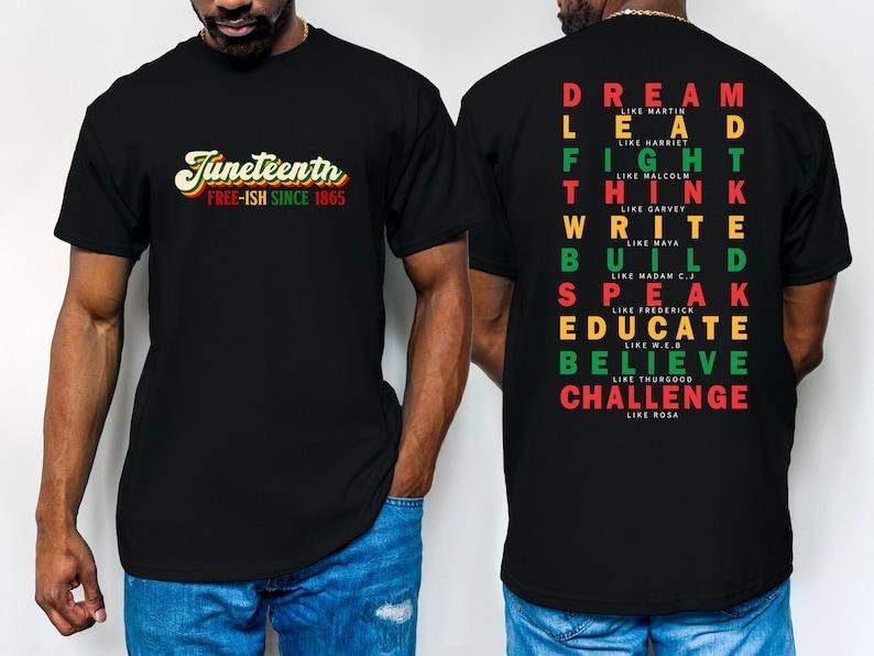 Juneteenth Shirt For Men , Freeish Shirt, Black History Shirt, Black Lives Matter Shirt, Civil Rights, Melanin Shirts,...