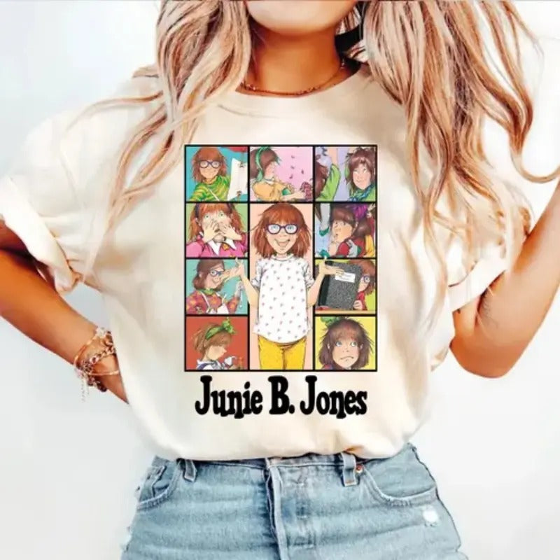 Junie B Teacher Shirt, Gift For Teacher, Kindergarten Teacher Shirt, First Grade Teacher Shirt, Children's Character...