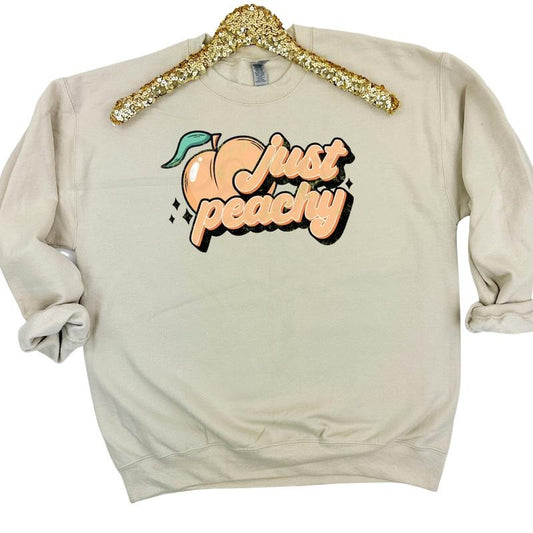 Just Peachy  Sweatshirt T-Shirts, Hoodie | InkThreadWorks.com