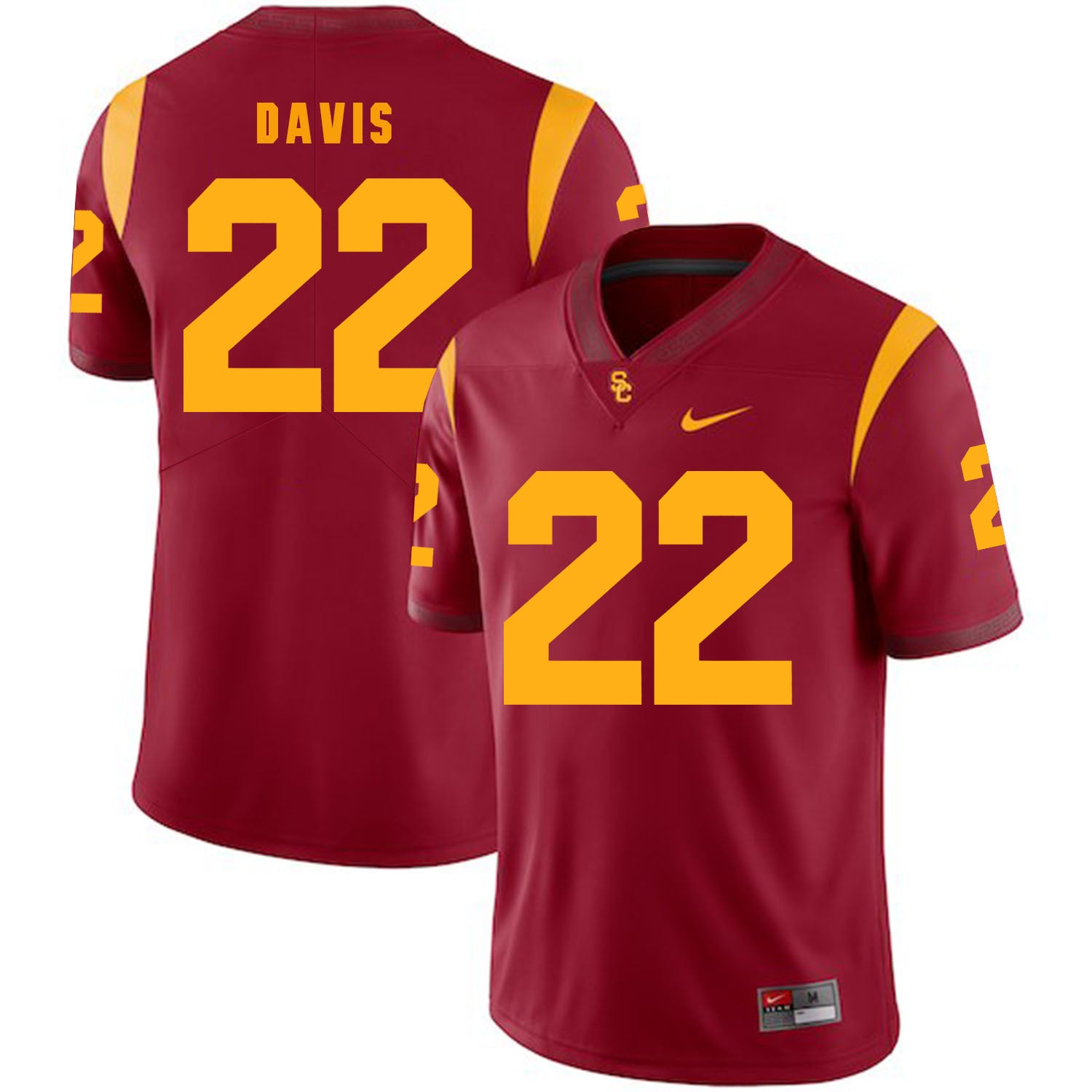 Justin Davis 22 Red