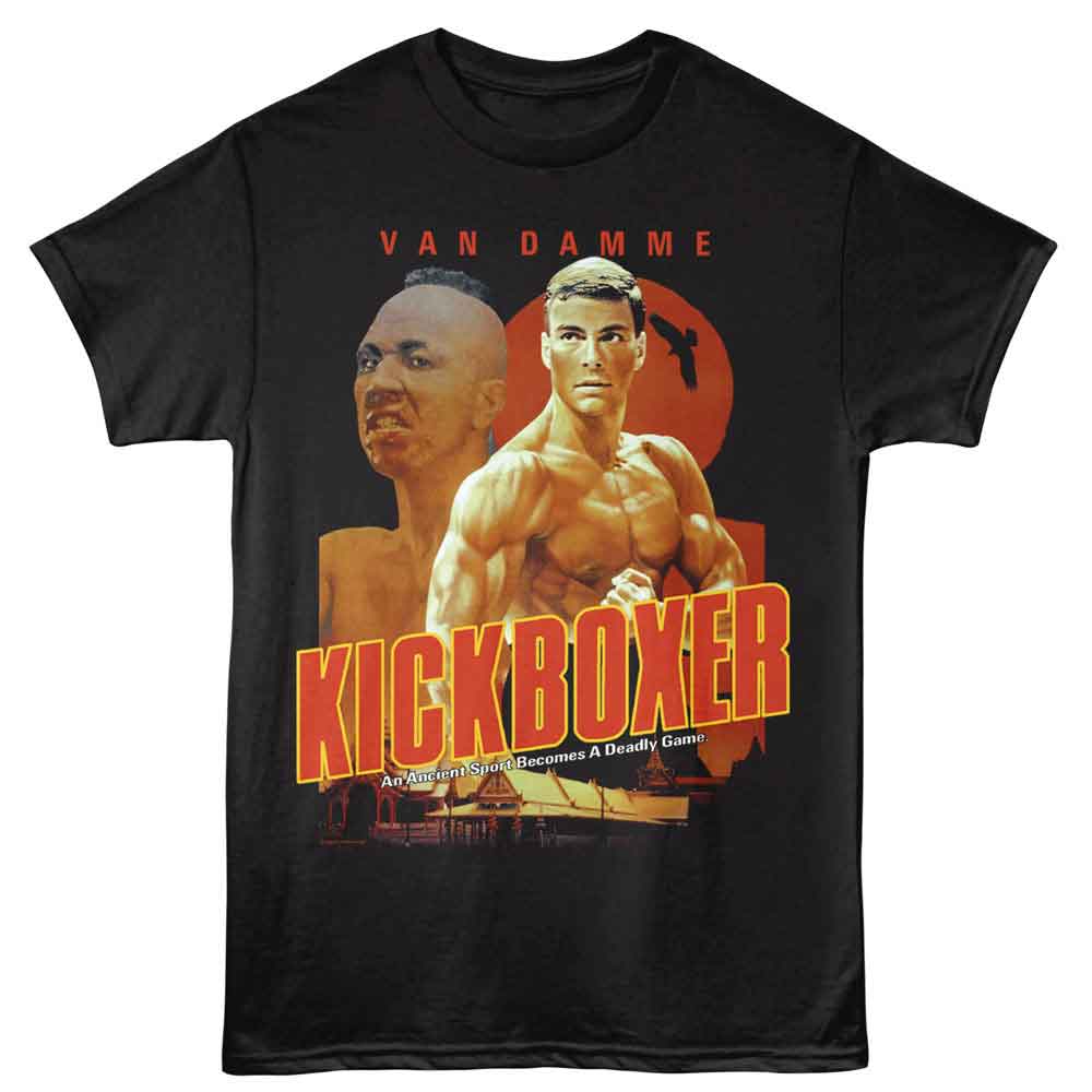 Kickboxer - Poster Large Text - American Classics - Officially Licensed Adult Short Sleeve T-Shirt