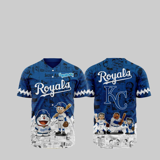 KC Royals Doraemon Jersey 2025 - Grishko.com