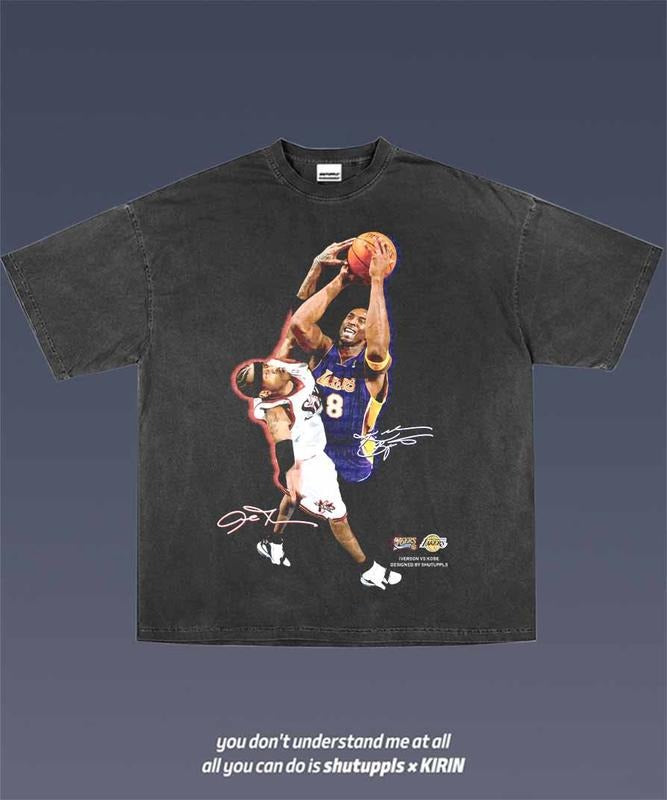 KOBE VS IVERSON 2.13 TEE | VINTAGE TEE GRAPHIC T-SHIRT SWEATSHIRT HOODIE | GIFT FOR FAN