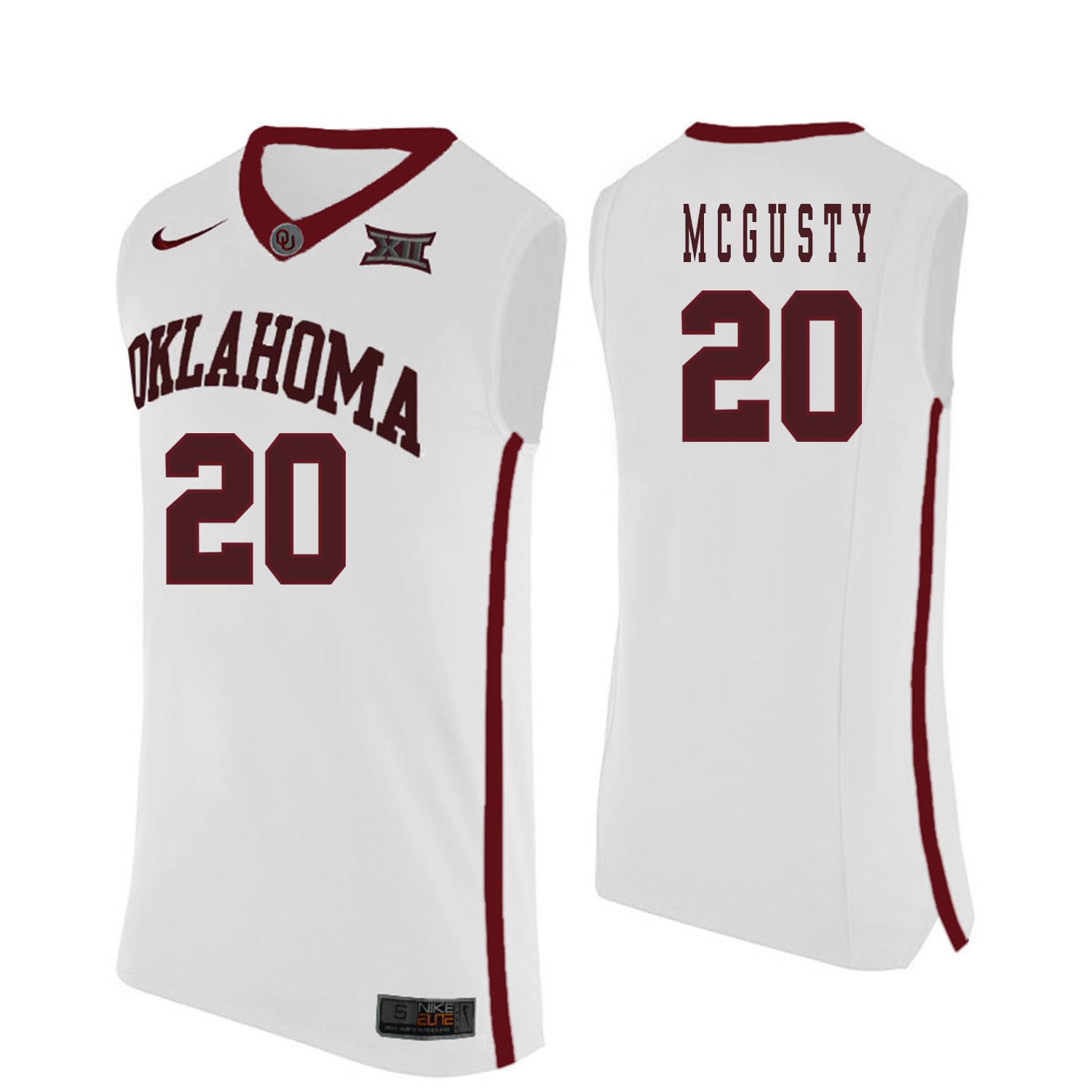 Kameron McGusty 20 White
