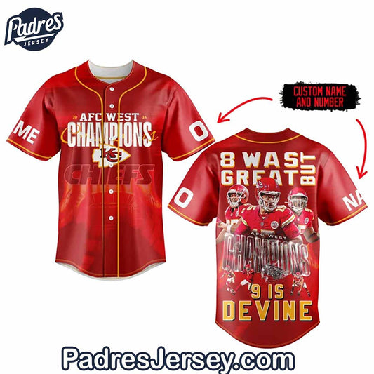 Kansas City Chiefs AFC West Champions Baseball Jersey Outfit - Padres Jersey Oasis: Elevate Your Baseball Style Game