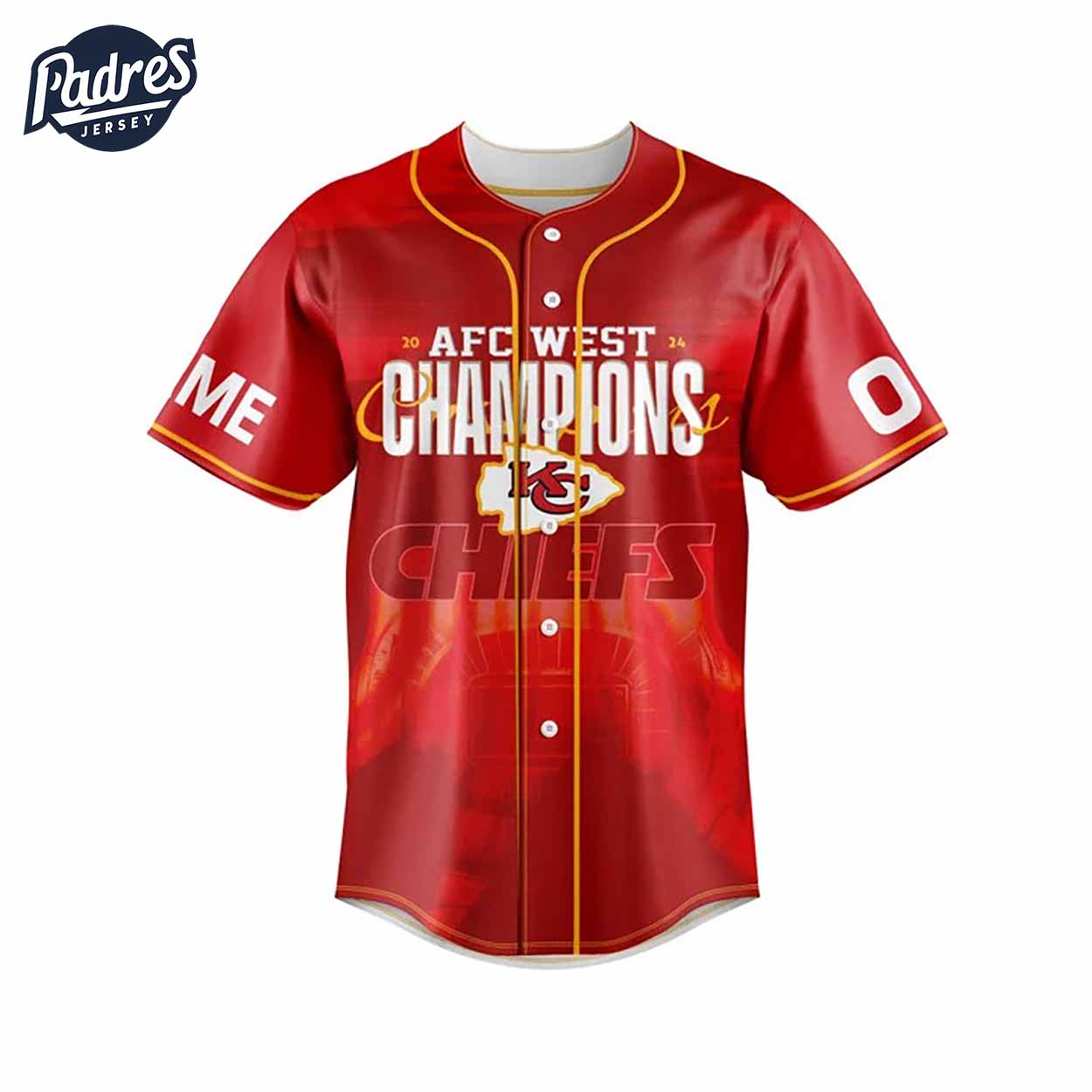 Kansas City Chiefs AFC West Champions Baseball Jersey Outfit - Padres Jersey Oasis: Elevate Your Baseball Style Game