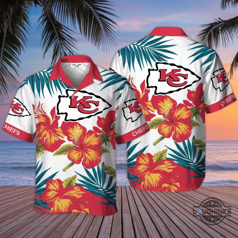 Kansas City Chiefs Tropical Floral 2024 Hawaiian Shirt Unique