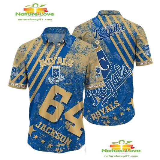 Kansas City Royals Hawaiian Shirt Personalized Aloha Shirt DT-RKSPOXGC