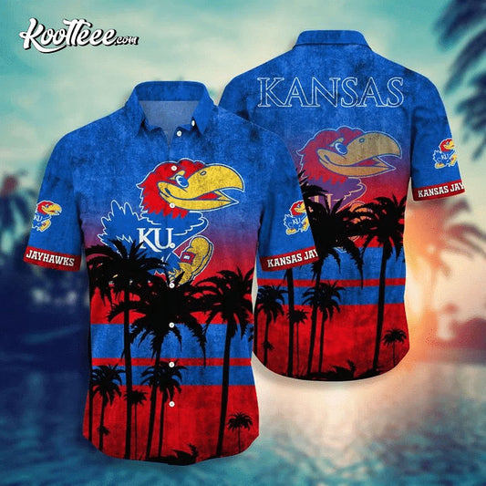 Kansas Jayhawks Summer Hawaiian Shirt