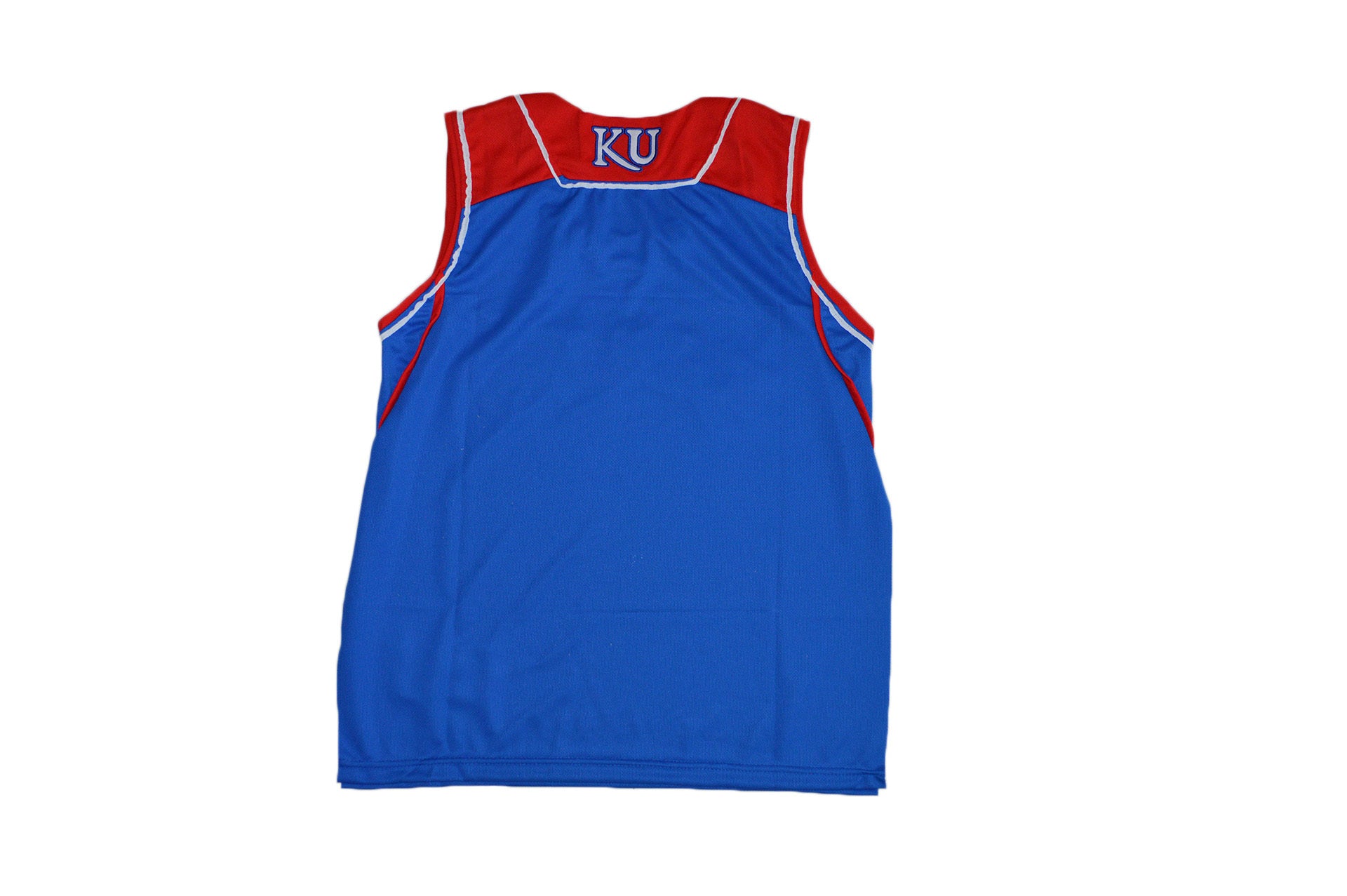 Kansas Basketball Youth Blank Blue Back