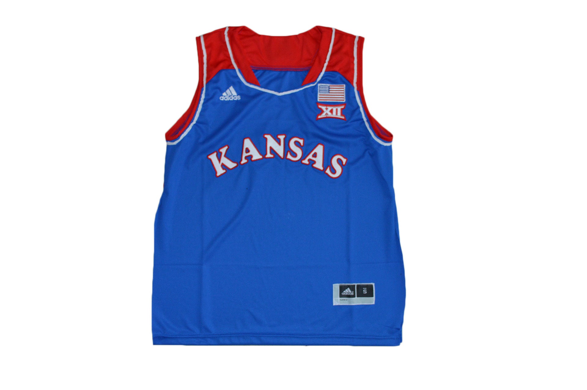 Kansas Basketball Youth Blank Blue Front