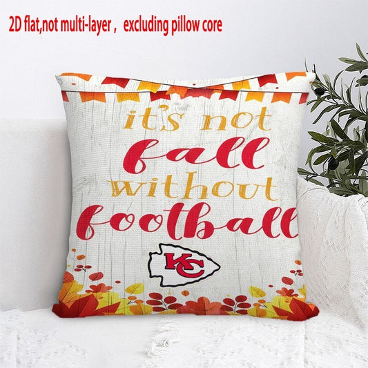 Kansas City Chiefs Pillow Case Chiefs Pillow Cover ( Without Pillow Insert ) Style 1