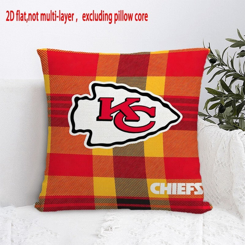 Kansas City Chiefs Pillow Case Chiefs Pillow Cover ( Without Pillow Insert ) Style 104