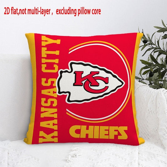 Kansas City Chiefs Pillow Case Chiefs Pillow Cover ( Without Pillow Insert ) Style 107