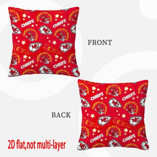 Kansas City Chiefs Pillow Case Chiefs Pillow Cover ( Without Pillow Insert ) Style 109