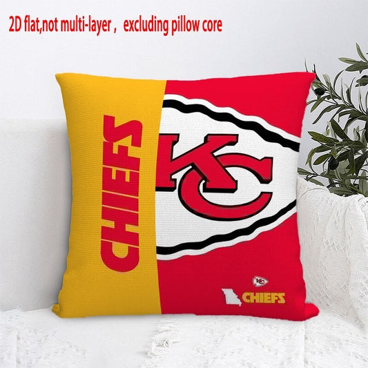 Kansas City Chiefs Pillow Case Chiefs Pillow Cover ( Without Pillow Insert ) Style 116