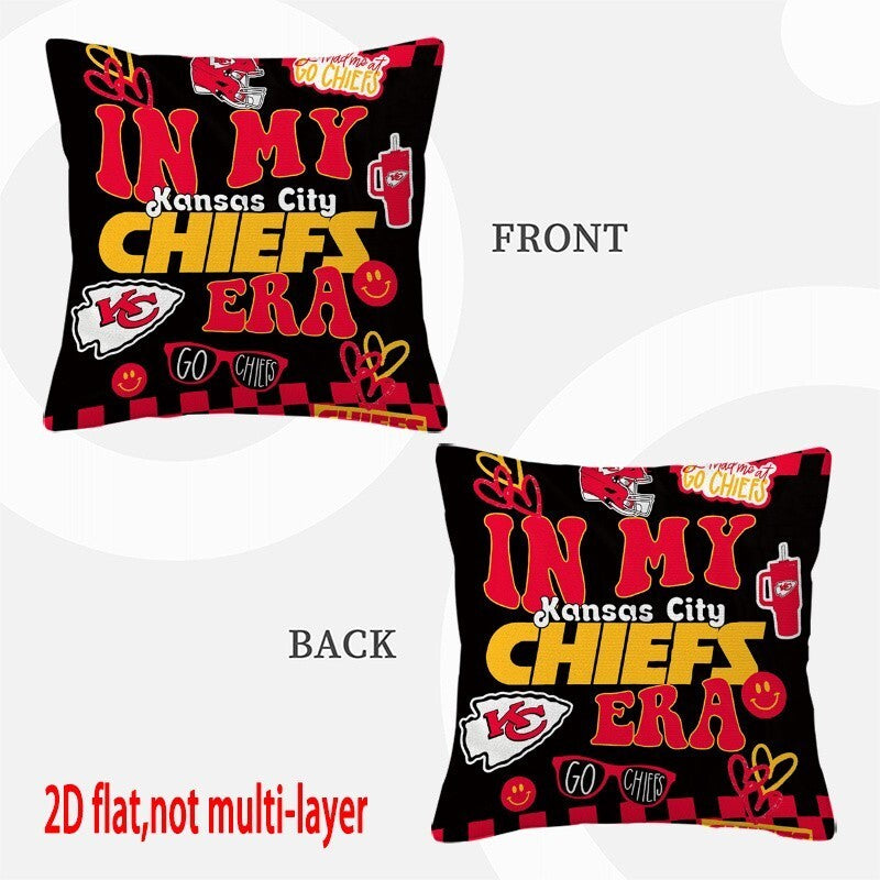 Kansas City Chiefs Pillow Case Chiefs Pillow Cover ( Without Pillow Insert ) Style 118