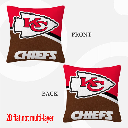 Kansas City Chiefs Pillow Case Chiefs Pillow Cover ( Without Pillow Insert ) Style 12