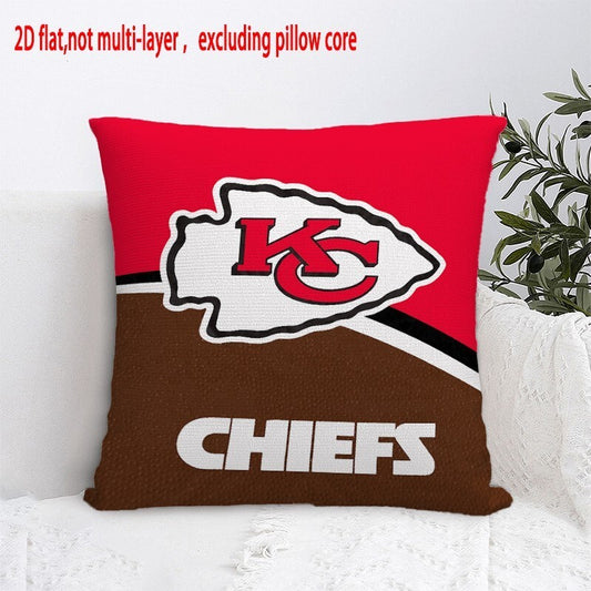 Kansas City Chiefs Pillow Case Chiefs Pillow Cover ( Without Pillow Insert ) Style 13