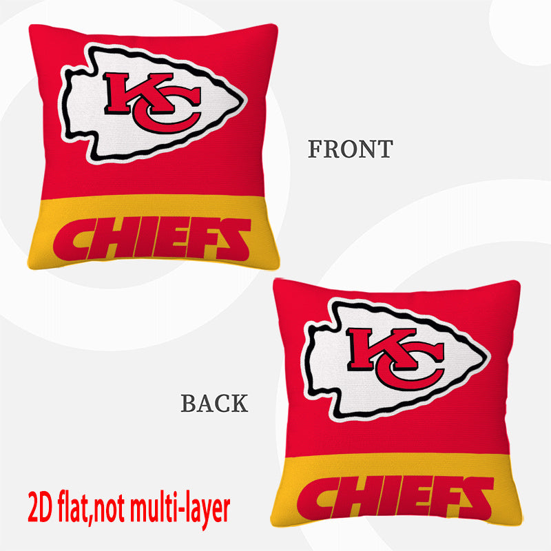 Kansas City Chiefs Pillow Case Chiefs Pillow Cover ( Without Pillow Insert ) Style 44
