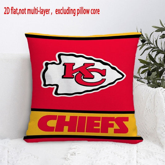 Kansas City Chiefs Pillow Case Chiefs Pillow Cover ( Without Pillow Insert ) Style 51