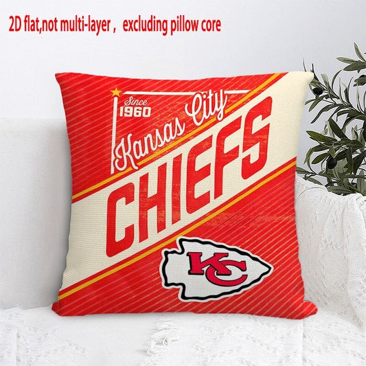 Kansas City Chiefs Pillow Case Chiefs Pillow Cover ( Without Pillow Insert ) Style 68