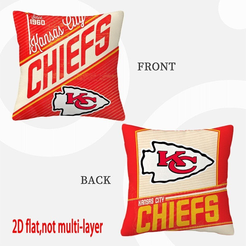 Kansas City Chiefs Pillow Case Chiefs Pillow Cover ( Without Pillow Insert ) Style 72