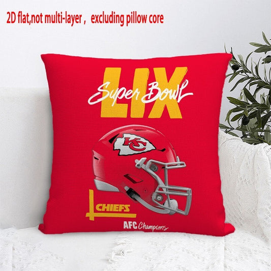 Kansas City Chiefs Pillow Case Chiefs Pillow Cover ( Without Pillow Insert ) Style 84