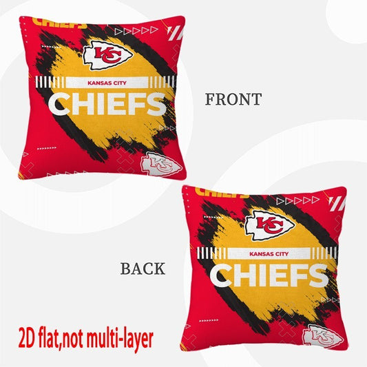Kansas City Chiefs Pillow Case Chiefs Pillow Cover ( Without Pillow Insert ) Style 88