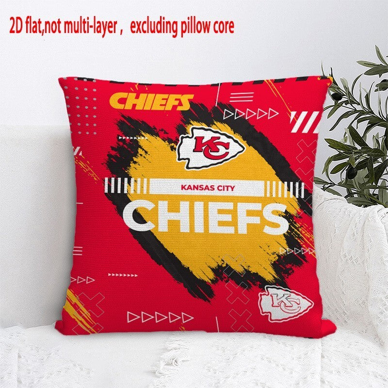 Kansas City Chiefs Pillow Case Chiefs Pillow Cover ( Without Pillow Insert ) Style 89
