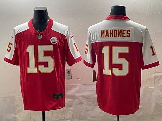 Kansas City Chiefs #15 Patrick Mahomes Chiefs 4 Edition Adult