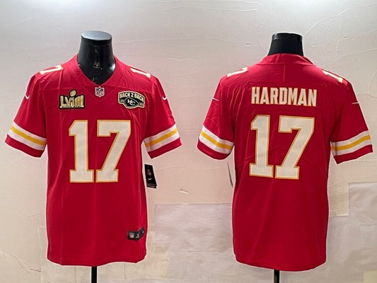 Kansas City Chiefs #17 Mecole Hardman Chiefs V2 Style 1