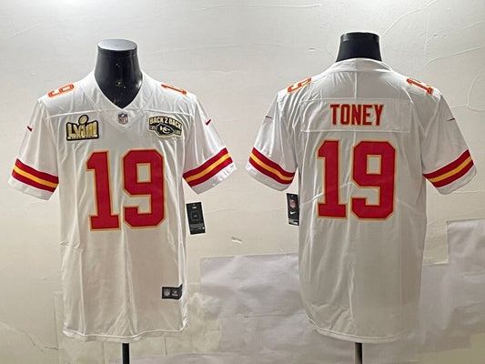 Kansas City Chiefs #19 Kadarius Toney Chiefs V2 Style 1