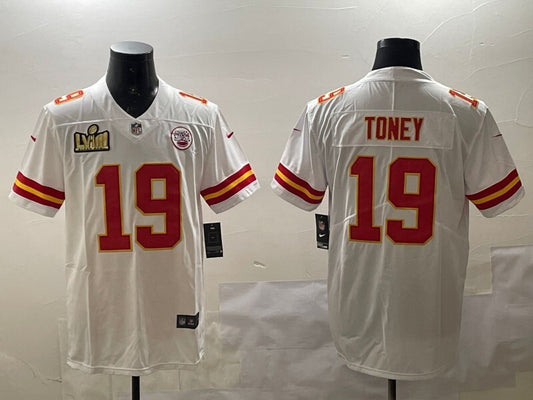 Kansas City Chiefs #19 Kadarius Toney Chiefs V2 Style 2