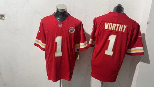 Kansas City Chiefs #1 Xavier Worthy Style 2