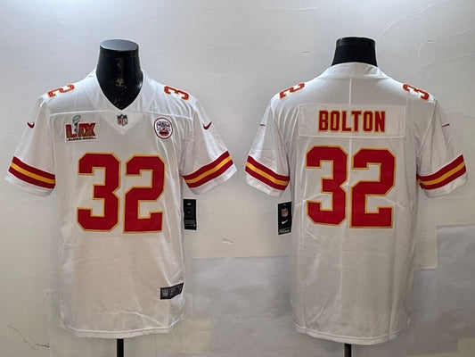 Kansas City Chiefs #32 Nick Bolton Chiefs V2 Style 4