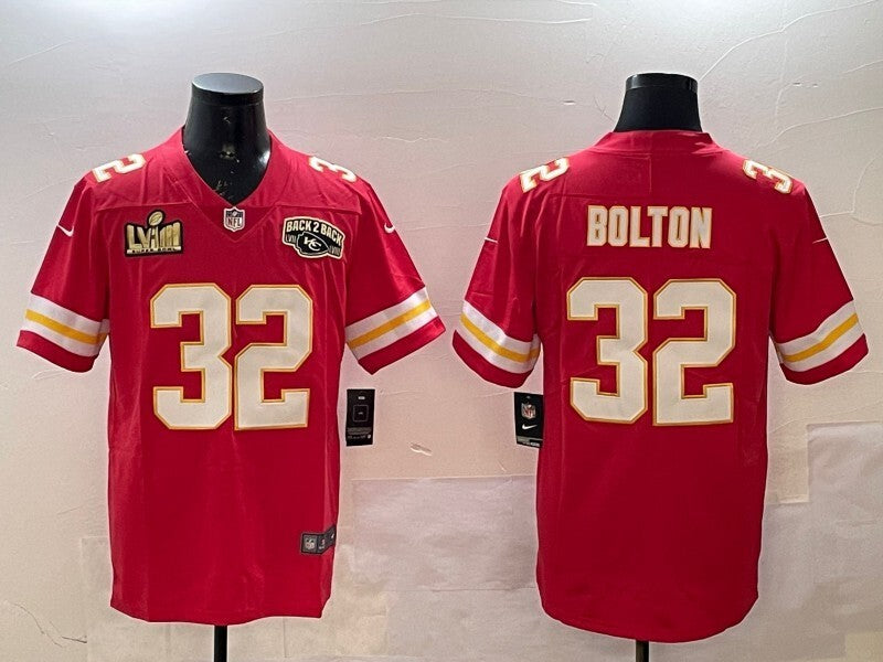 Kansas City Chiefs #32 Nick Bolton Chiefs V2 Style 5