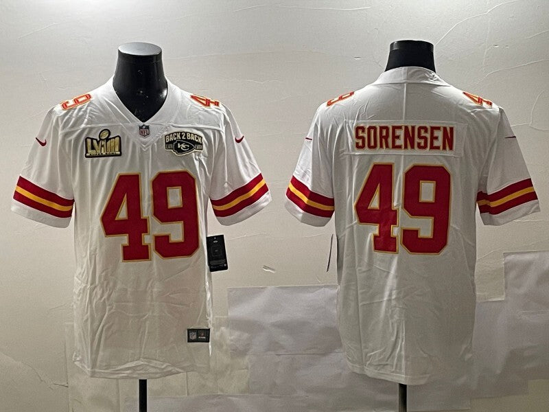 Kansas City Chiefs #49 Daniel Sorensen Chiefs V2 Style 1