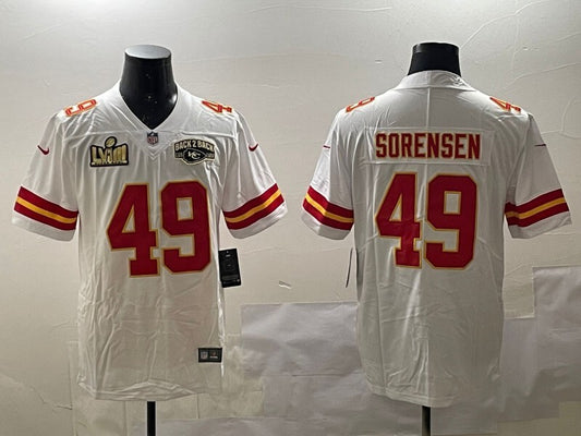 Kansas City Chiefs #49 Daniel Sorensen Chiefs V2 Style 1