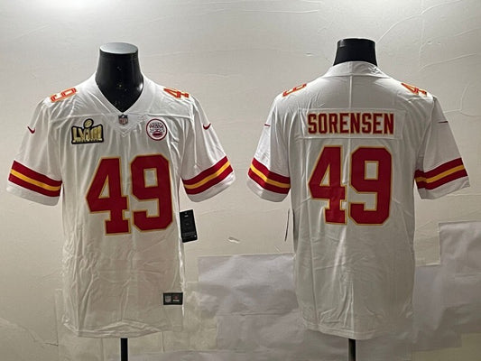 Kansas City Chiefs #49 Daniel Sorensen Chiefs V2 Style 2
