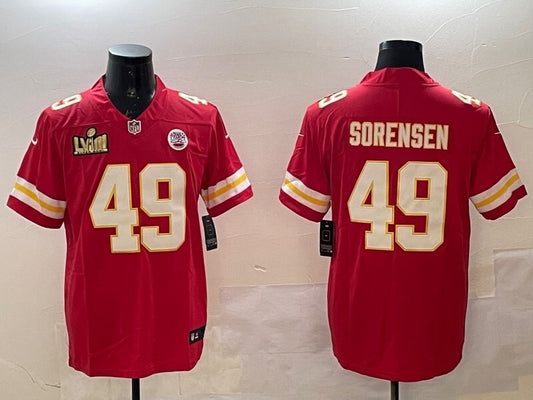 Kansas City Chiefs #49 Daniel Sorensen Chiefs V2 Style 6